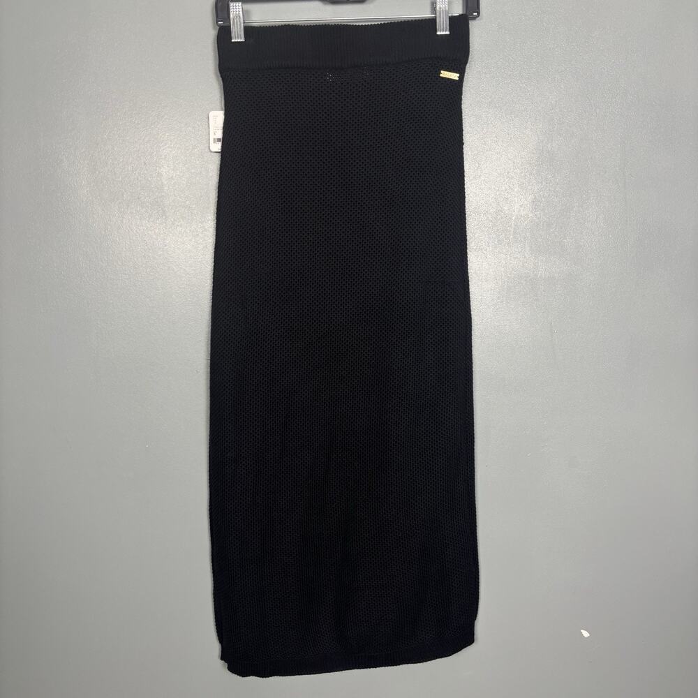 NWT ALALA Women’s Black Knit Long Skirt Free People New Tags Small Boho Festival